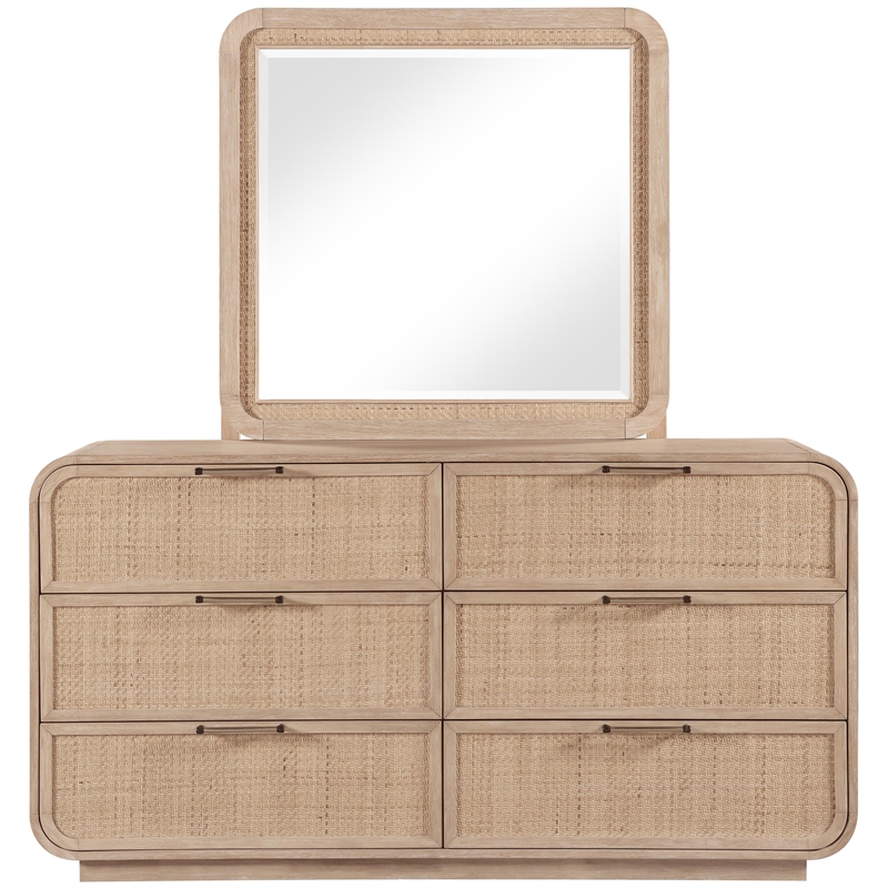 Meridian Furniture Windsor Natural Solid Wood Dresser