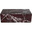Meridian Furniture Bolzano Red Marble Coffee Table