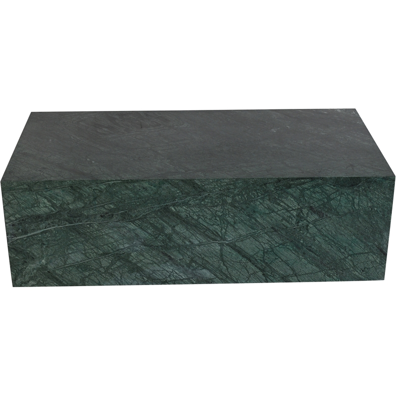 Meridian Furniture Bolzano Green Marble Coffee Table