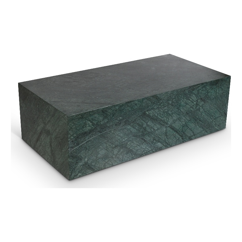 Meridian Furniture Bolzano Green Marble Coffee Table