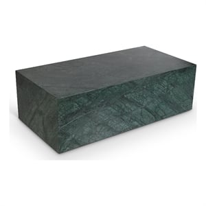 Meridian Furniture Bolzano Green Marble Coffee Table