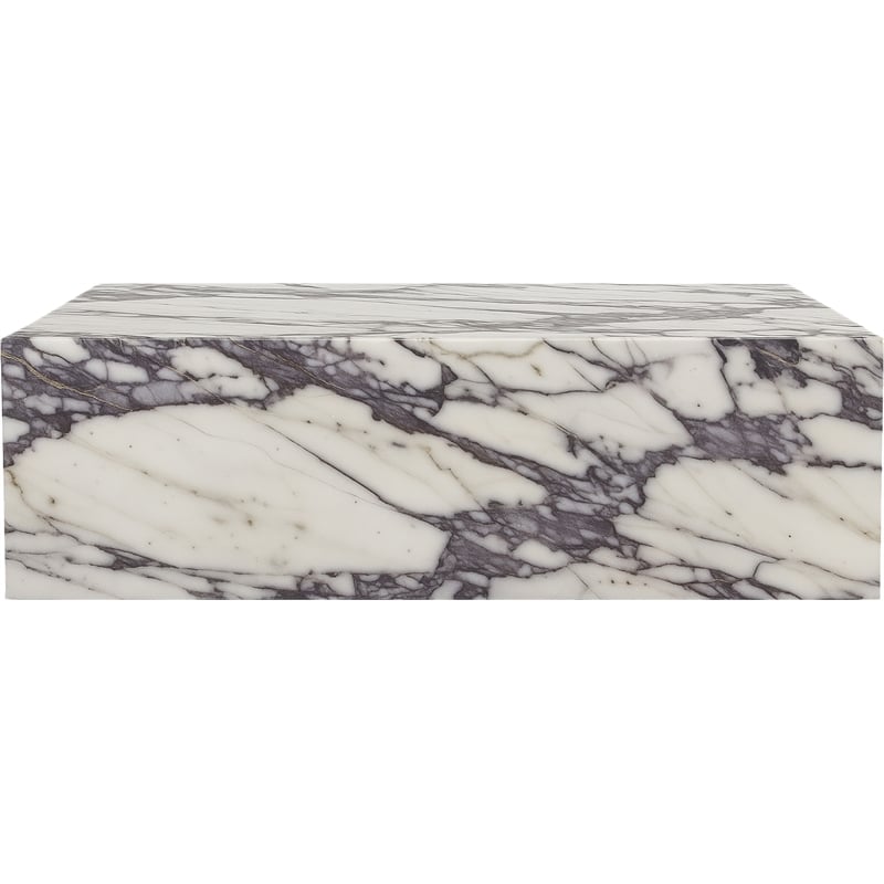 Meridian Furniture Bolzano White Marble Coffee Table