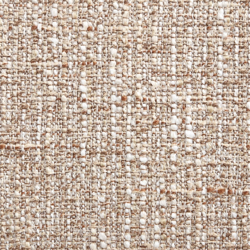Meridian Furniture Ravina Cognac Vegan Leather and Linen Textured DC (Set of 2)