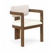 Meridian Furniture Ravina Beige Vegan Leather and Linen Textured DC (Set of 2)