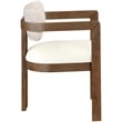 Meridian Furniture Ravina Beige Vegan Leather and Linen Textured DC (Set of 2)