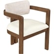 Meridian Furniture Ravina Beige Vegan Leather and Linen Textured DC (Set of 2)