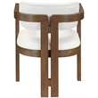 Meridian Furniture Ravina Cream Vegan Leather and Linen Textured DC (Set of 2)