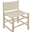 Meridian Furniture Santos Beige Vegan Leather Dining Chair (Set of 2)