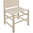 Meridian Furniture Santos Beige Vegan Leather Dining Chair (Set of 2)