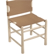 Meridian Furniture Santos Brown Vegan Leather  Dining Chair (Set of 2)