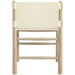 Meridian Furniture Santos Cream Vegan Leather Dining Chair (Set of 2)