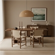Meridian Furniture Santos Beige Vegan Leather Dining Chair (Set of 2)