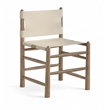 Meridian Furniture Santos Beige Vegan Leather Dining Chair (Set of 2)