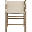 Meridian Furniture Santos Beige Vegan Leather Dining Chair (Set of 2)