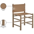 Meridian Furniture Santos Brown Vegan Leather Dining Chair (Set of 2)