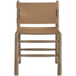 Meridian Furniture Santos Brown Vegan Leather Dining Chair (Set of 2)