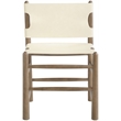 Meridian Furniture Santos Cream Vegan Leather Dining Chair (Set of 2)