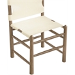 Meridian Furniture Santos Cream Vegan Leather Dining Chair (Set of 2)