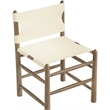 Meridian Furniture Santos Cream Vegan Leather Dining Chair (Set of 2)