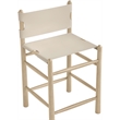 Meridian Furniture Santos Beige Vegan Leather Upholstered Counter Stool