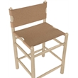 Meridian Furniture Santos Brown Vegan Leather Upholstered Counter Stool