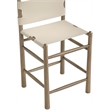 Meridian Furniture Santos Beige Vegan Leather Upholstered Counter Stool