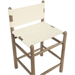 Meridian Furniture Santos Cream Vegan Leather Upholstered Counter Stool