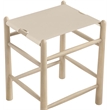 Meridian Furniture Santos Beige Vegan Leather Upholstered Counter Stool