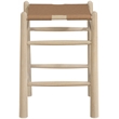 Meridian Furniture Santos Brown Vegan Leather Upholstered Counter Stool