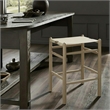 Meridian Furniture Santos Cream Vegan Leather Upholstered Counter Stool