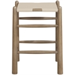 Meridian Furniture Santos Beige Vegan Leather Upholstered Counter Stool