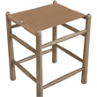 Meridian Furniture Santos Brown Vegan Leather Upholstered Counter Stool