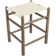 Meridian Furniture Santos Cream Vegan Leather Upholstered Counter Stool