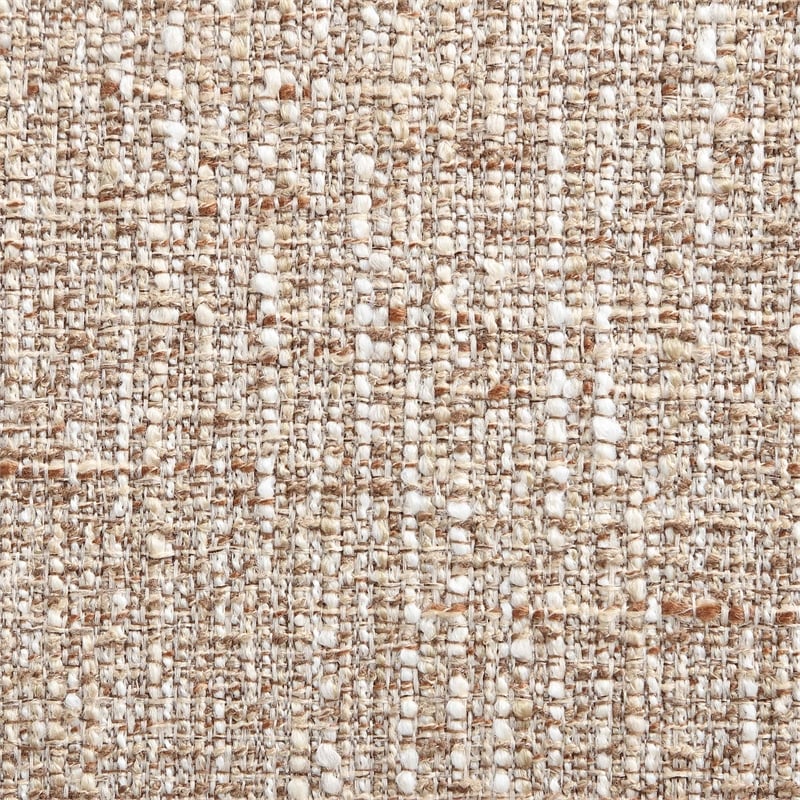 Meridian Furniture Ravina Cognac Vegan Leather and Linen Textured Counter Stool