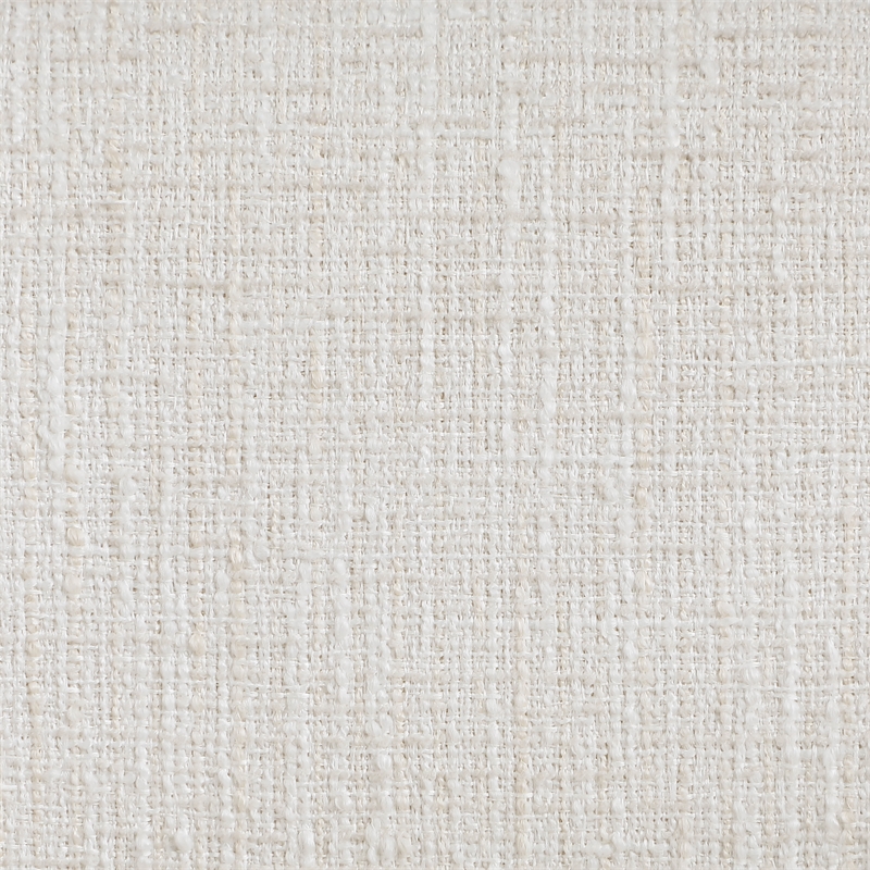 Meridian Furniture Ravina Cream Vegan Leather and Linen Textured Counter Stool