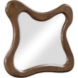Meridian Furniture Verra Brown Solid Wood Mirror