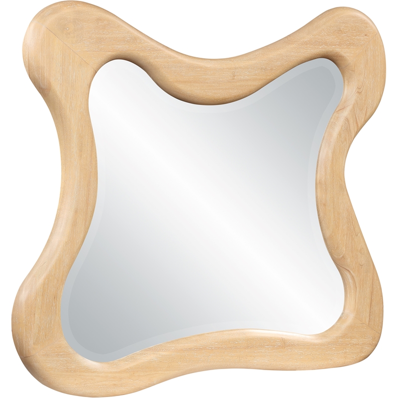 Meridian Furniture Verra Natural Solid Wood Mirror