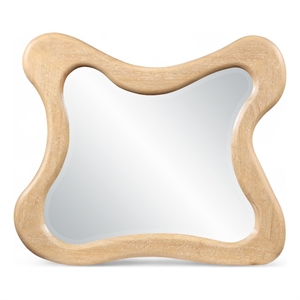 Meridian Furniture Verra Natural Solid Wood Mirror