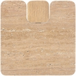 Meridian Furniture Ravenna Natural Genuine Travertine and Oak Wood End Table