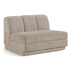 Meridian Furniture Modari Beige Fabric Upholstered Armless Chair