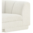 Meridian Furniture Modari Cream Fabric Upholstered Armless Chair