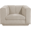 Meridian Furniture Modari Beige Fabric Upholstered Chair