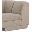 Meridian Furniture Modari Beige Fabric Upholstered Right Arm Chaise