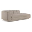 Meridian Furniture Modari Beige Fabric Upholstered Right Arm Chaise