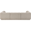 Meridian Furniture Modari Beige Fabric Upholstered 3pc. Modular Sectional