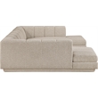 Meridian Furniture Modari Beige Fabric Upholstered 3pc. Modular Sectional