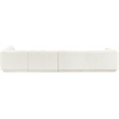 Meridian Furniture Modari Cream Fabric Upholstered 3pc. Modular Sectional