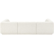 Meridian Furniture Modari Cream Fabric Upholstered 3pc. Modular Sectional