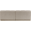 Meridian Furniture Modari Beige Fabric Upholstered 2pc. Modular Sofa