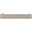 Meridian Furniture Modari Beige Fabric Upholstered 4pc. Modular Sectional